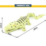 Фигурка Abtoys Юный натуралист Рептилии Крокодил (полосатый), термопластичная резина