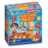 Настольная игра повтори фигуру, кор.21*21*4,5см Умные игры