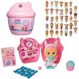 Кукла IMC Toys Cry Babies Magic Tears серия Bottle House Плачущий младенец в комплекте с домиком и аксессуарами, Розовый