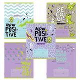 Тетрадь 12 л BRAUBERG, клетка, обложка картон, "ДИНОЗАВРИКИ", 106462