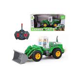 Бульдозер радиоуправляемый, 4 канала, свет, элементы питания АА*5шт. не входят в комплект, коробка