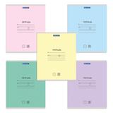 Тетрадь 18 л BRAUBERG "КЛАССИКА NEW", линия, обложка картон, АССОРТИ (5 видов), 105700