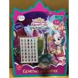 Косметика ДЛЯ ДЕВОЧЕК ЭНЧАНТИМАЛС лак д/ногтей,голубой с блестками,стразы МИЛАЯ ЛЕДИ