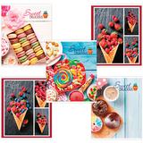 Тетрадь А5, 96 л, BRAUBERG ЭКО, клетка, обложка картон, ВКУСНОСТИ, 403061