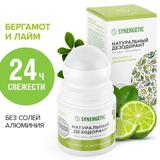 Дезодорант SYNERGETIC Бергамот - зеленый лайм, натуральный 50мл