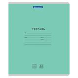Тетрадь 12 л BRAUBERG КЛАССИКА NEW частая косая линия с дополнительной горизонтальной, обложка карт