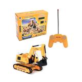 Экскаватор радиоуправляемый, 6 каналов, свет, в комплекте: аккумулятор, USB шнур, элементы питания AA*2шт.не входят, коробка