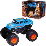 Машинка Junfa Джип-внедорожник 4х4 Прыгающий монстр 1:10 синяя