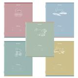 Тетрадь 24 л BRAUBERG клетка, обложка картон, "PASTEL", 106486