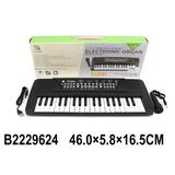 Музыкальный инструмент: Синтезатор, звук, 37 клавиш, микрофон, USB кабель, эл. пит. ААх4 не вх. в комплект, коробка