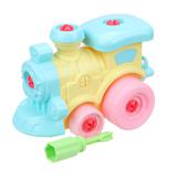 Конструктор-скрутка Паровоз, отвертка в комплекте, пакет