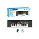 Музыкальный инструмент: Синтезатор, 44 клавиши, микрофон, USB кабель, эл. пит. ААх4 не вх. в комплект, коробка