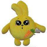 Мягкая игрушка Fixsitoysi Зайчик Пупсик желтый 20 см