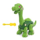 Конструктор-скрутка динозавр, отвертка, пакет