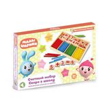 Игрушка деревянная счетный набор МАЛЫШАРИКИ коробка Буратино