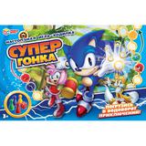 СУПЕРгонка. Настольная игра-ходилка. 217х330х27мм. Умные игры 