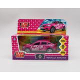 Машина металл RENAULT ARKANA ДЛЯ ДЕВОЧЕК 12 см, двер, багаж, инер, роз, кор. Технопарк