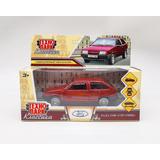 Машина металл LADA-2108 "СПУТНИК" 12 см, двери, багаж, инерц, вишневый, кор. Технопарк