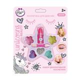 Косметика ДЛЯ ДЕВОЧЕК тени для век с блестками, помада МИЛАЯ ЛЕДИ