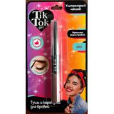 Тушь и карандаш для бровей, 2в 1 цвет: коричневый TIK TOK GIRL