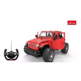 Машина р/у jeep wrangler jl big foot design 1:14, двери открываются вручную Rastar