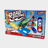 Игрушка пластик ROAD RACING автотрек 4 машинки, 1 петля, кор. Технопарк