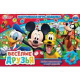Весёлые друзья. Настольная игра-ходилка. 217х330х27 мм. Умные игры 