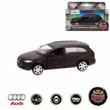 Машина мет. 1:43 Audi Q7, откр.двери,11см, черн. матовый