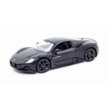 Машина металлическая RMZ City 1:32 Maserati MC 2020,инерционный механизм, двери открываются, черный матовый цвет