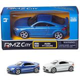 Машинка металлическая Uni-Fortune RMZ City 1:43 Audi TT Coupe, без механизмов, 2 цвета (синий/белый)