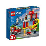 Констр-р LEGO CITY Пожарная часть и пожарная машина