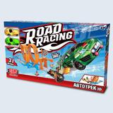 Игрушка пластик ROAD RACING автотрек 2 машинки, 2 петли, кор. Технопарк