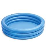 Бассейн надувной детский INTEX Crystal Blue Pool (Кристально-голубой) от 2-х лет 114х25см