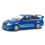 Машинка металлическая Uni-Fortune RMZ City 1:43 Subaru WRX STI без механизмов, 2 цвета (синий/красный), 10,10х4,06х3,34 см