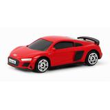 Машина металлическая RMZ City 1:64 Audi R8 Coupe 2019, без механизмов, красный матовый цвет