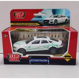 Машина металл спортбэк, 10,5 см, инерция, кор Технопарк