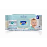 Влажные салфетки СОЛНЦЕ И ЛУНА NEO BABY детские 5 компонентов big-pack с крышкой 0+, 63шт