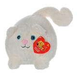 Мягкая игрушка Abtoys Кошка белая Ундина, 18см