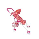 Коляска прогулочная для кукол "Сердца" с крышей, металл., пакет