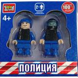 Конструктор фигурки ПОЛИЦИЯ, 2 шт. Город мастеров