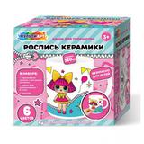 Набор д/дет тв-ва кружка для росписи (краски, кисточка), куколки-модницы МУЛЬТИ АРТ