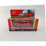 Машина металл KIA CEED длина 12 см, двери, багаж, инерц, красный, кор. Технопарк