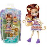 Кукла Mattel Enchantimals Кошечка Тарла Тебби и питомец Каддлер