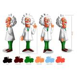 Фигурка в шоколадное ЯЙЦО Синий ТРАКТОР учёный, готовим с бубой 