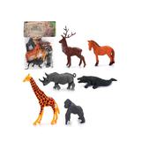 Набор дикие животные, 6 предм., пакет