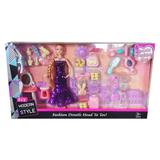 Игр. наб. Модница, в компл. кукла 29 см., 38 предмета