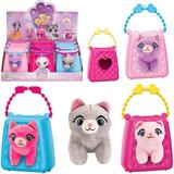 Игрушка мягкая Junfa в сумочке Кошечка, дисплей 9 шт