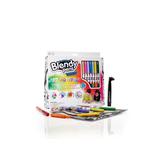 Набор фломастеров-хамелеонов Blendy pens, 14 шт. c раскрасками, трафаретами и аэрографом