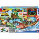 Игровой набор Mattel Hot Wheels MONSTER TRUCKS Охота крокодила