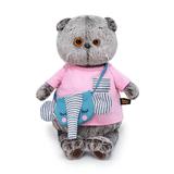 Басик в футболке и с сумочкой - слоник 25 см